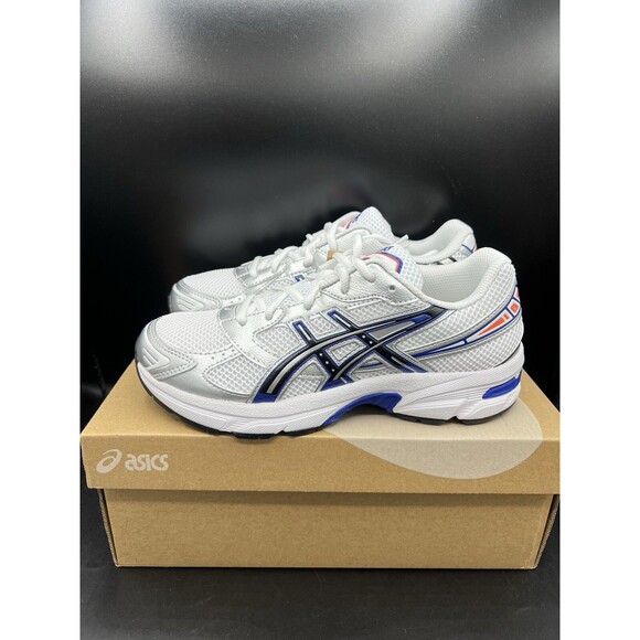ASICS Gel-1130 \'White Prussian Blue\' GS SZ 6Y / 7.5 Women’s (1204A163-105) NEW! main image 6